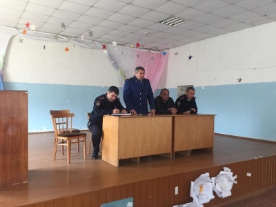 Мероприятие по отчету участкового уполномоченного Бежтинского пункта полиции