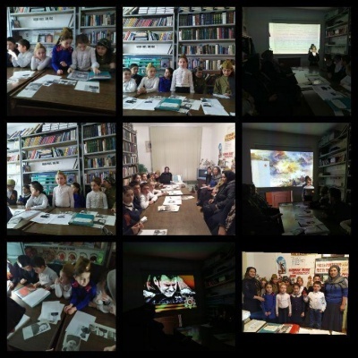 В читальном зале ЦБ с.Бежта  прошел урок памяти под названием  «Подвиг Сталинграда бессмертен»