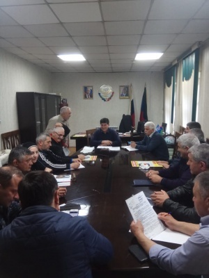 В МО «Бежтинский участок» состоялось заседание оперативного штаба по коронавирусу