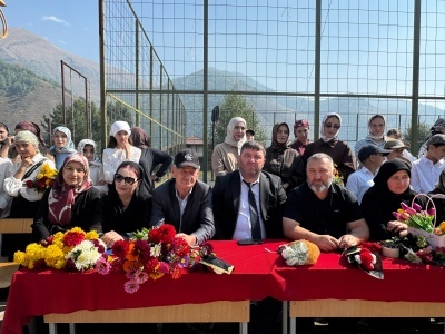 Посещение главы МО «Бежтинский участок» на торжественной линейке в Хашархотинской школе