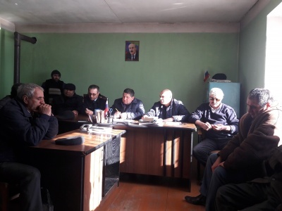 Встреча главы МО «Бежтинский участок» с населением муниципального образования «село Хашархота»