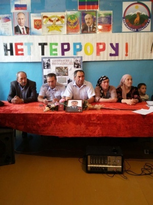 Общешкольное воспитательное мероприятие на тему: «Нет – террору» прошло в Бежтинской СОШ МО 