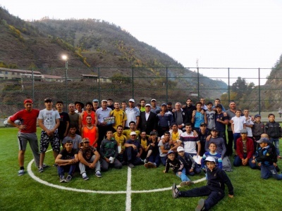 В Бежтинском участке открыли мини-футбольное поле